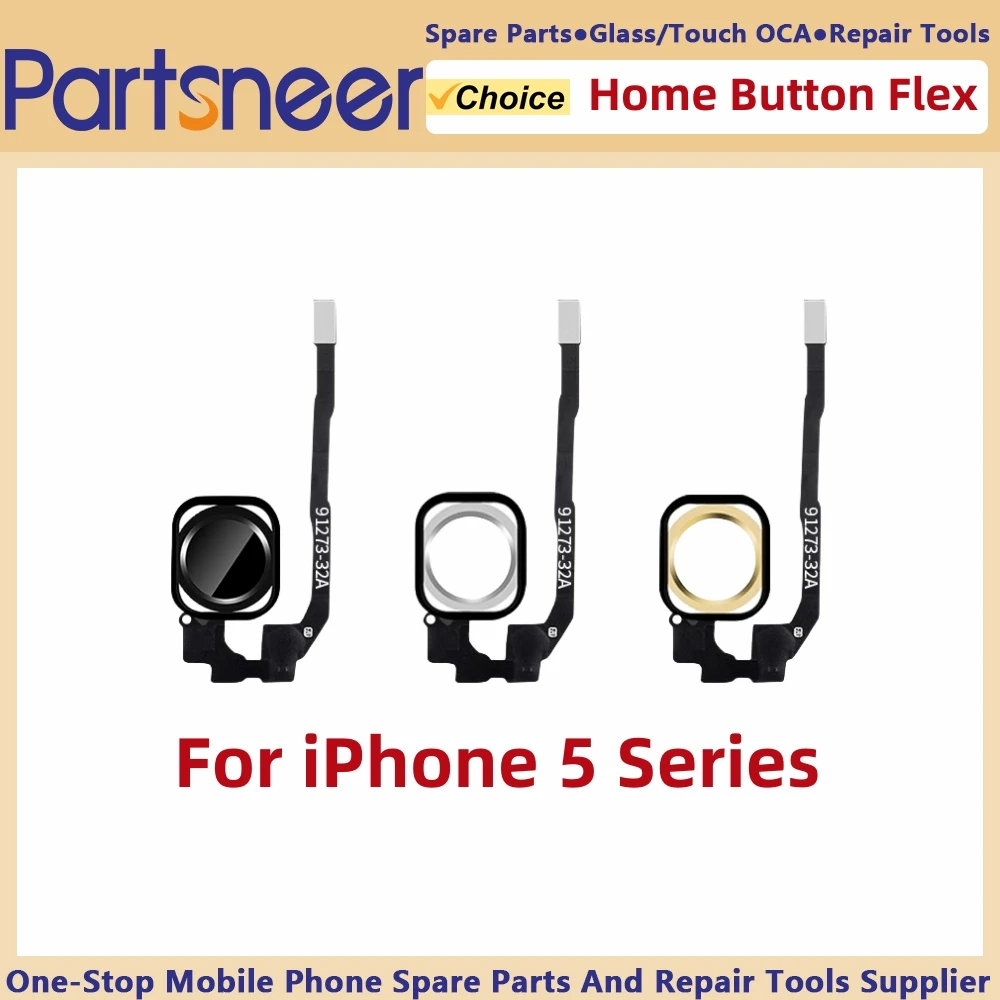 Reemplazo de huellas dactilares del botón de inicio para iPhone 5 5S 5SE 6 6Plus 6S 6SPlus 7 7Plus 8 8Plus Universal Home Buttono