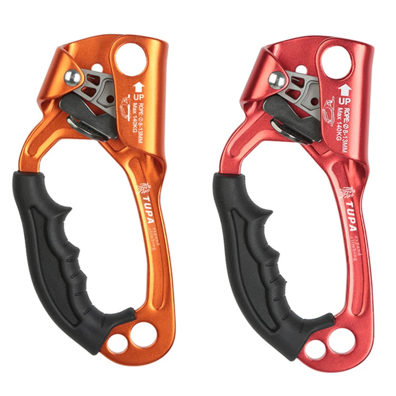 Dispositivo de ascenso de mano profesional SRT para escalada en roca al aire libre, mango de montañero, herramientas de cuerda de escalada para mano izquierda y derecha