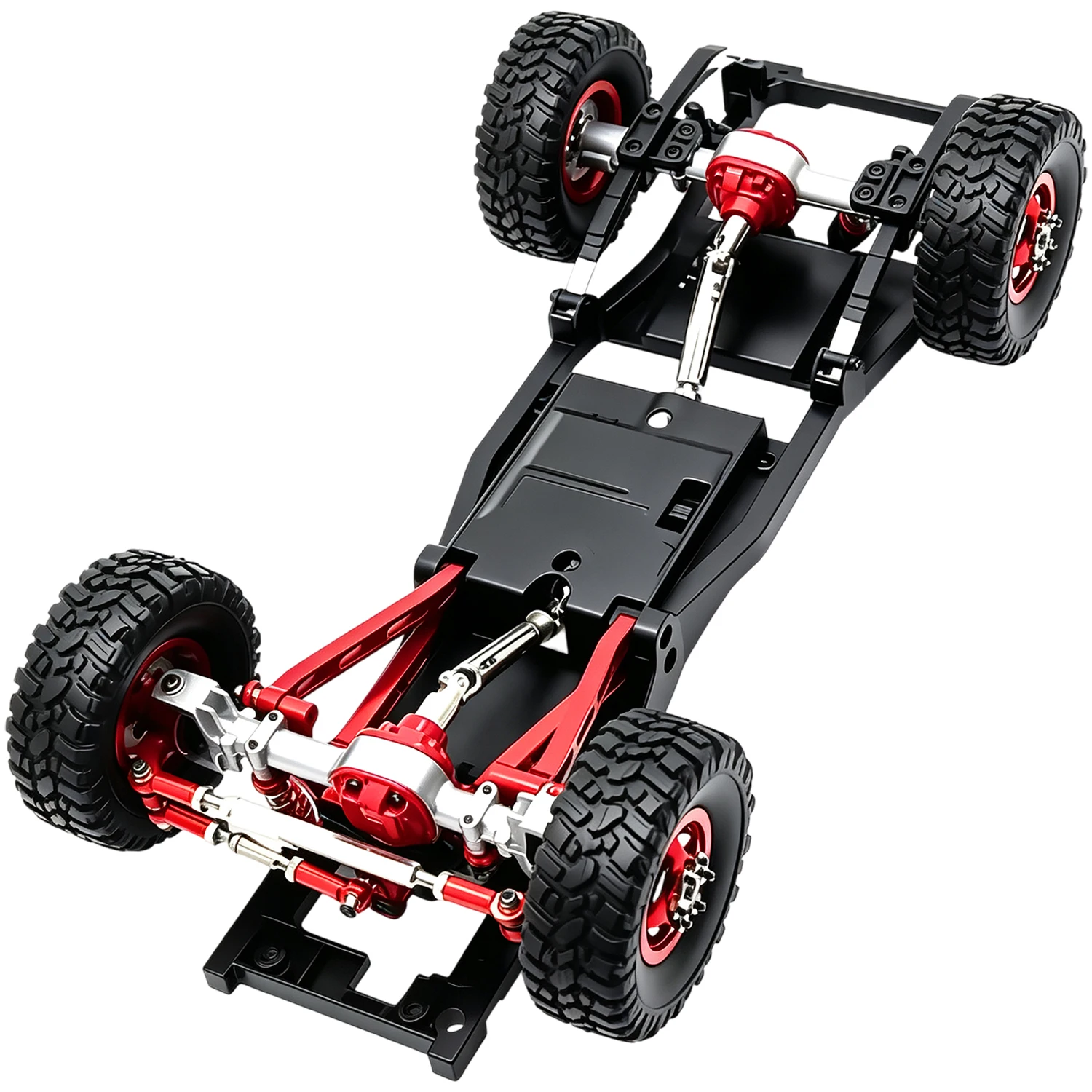 Nuevo juego de ejes delanteros y traseros de metal con eje de salida de 4 mm para coches RC 1/12 MN MN99s V2 MN82 MN78 MN300 MN168 MN212, pieza de mejora.