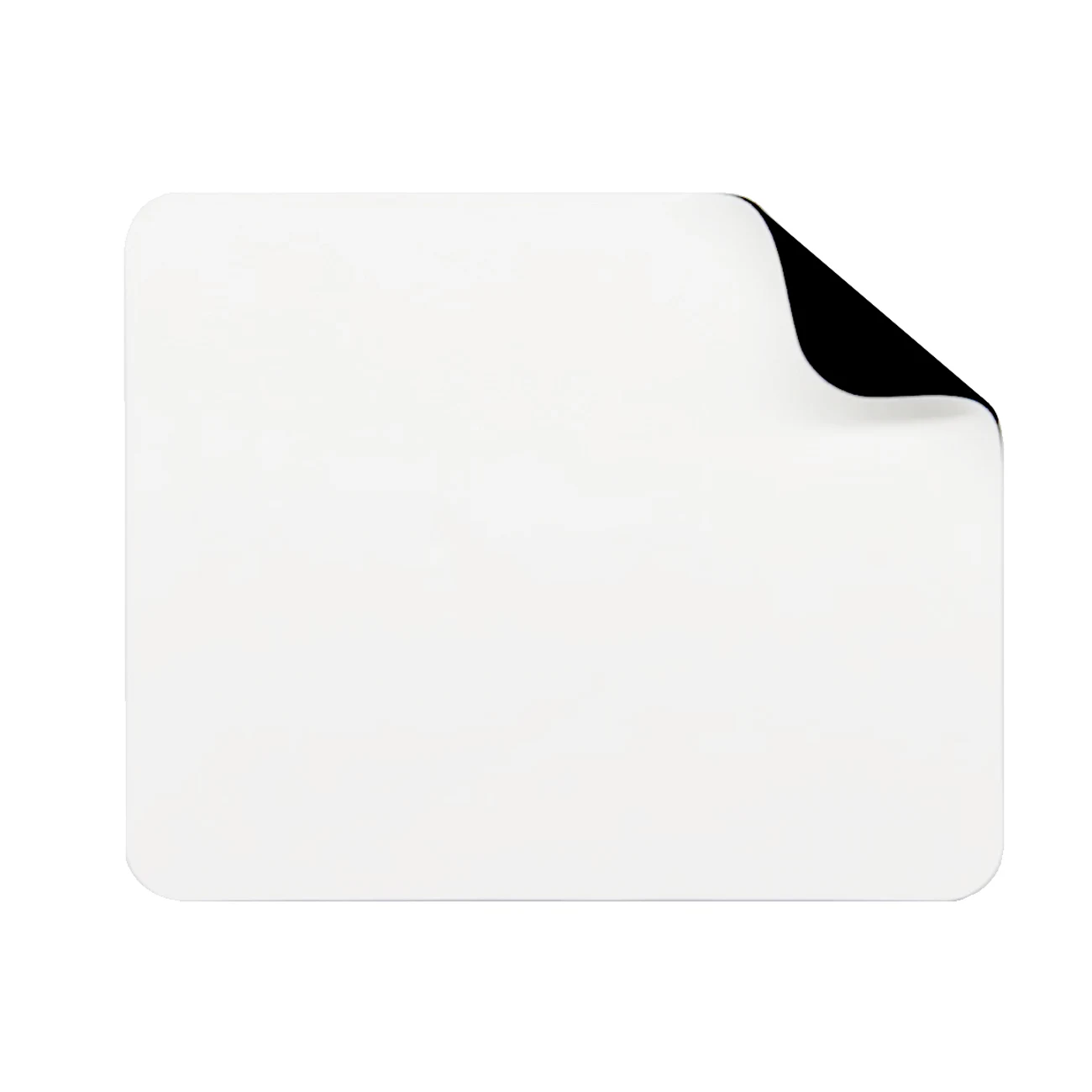Alfombrilla de ratón de cuero suave blanco con base antideslizante con patrón de Lichi impermeable para el hogar/oficina/juego, 10x8 pulgadas