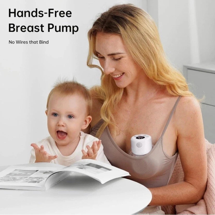 BornBL S12 extractor de leche eléctrico doble/simple, extractor de leche portátil manos libres para mamá, extractor de lactancia deslizante para bebé