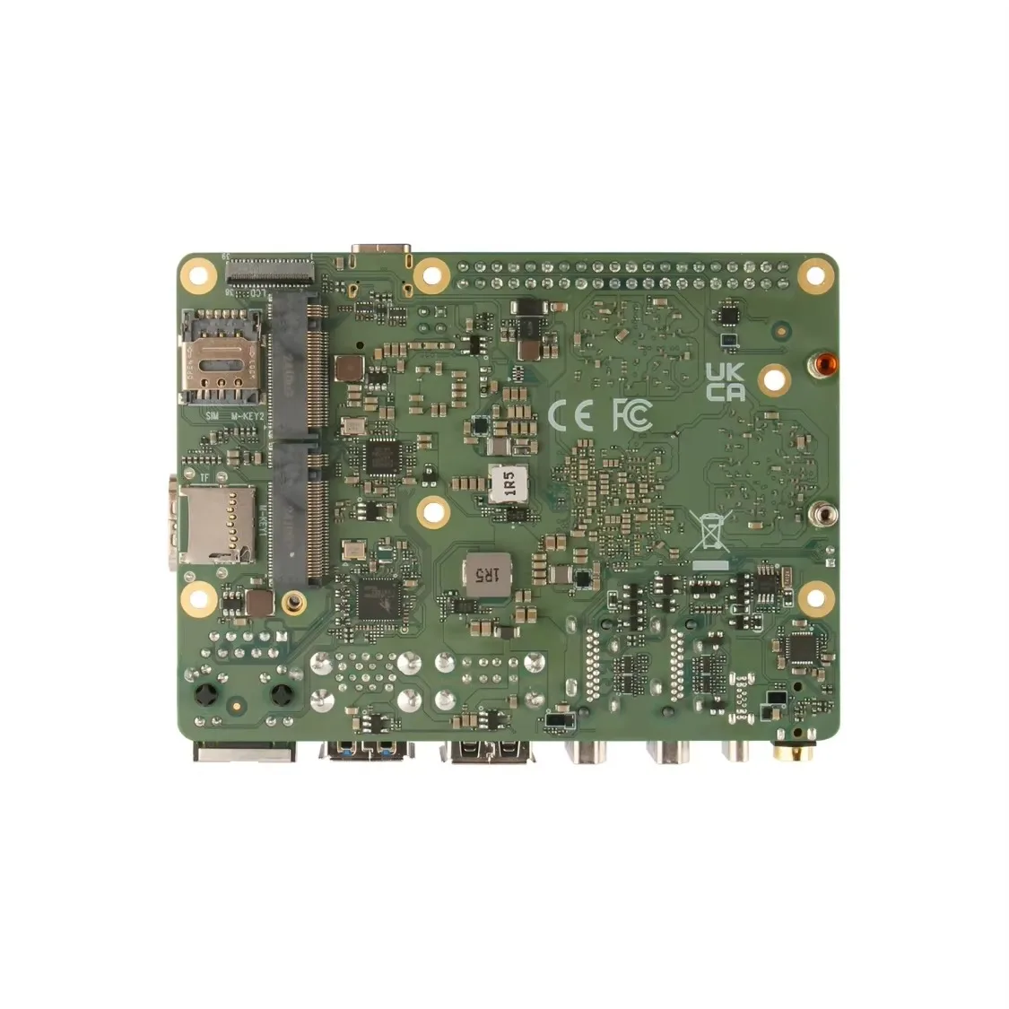 Computadora de Placa Única BoMaSRadxa Rock 5b+ Rock 5b Plus con CPU de 8 Núcleos RK3588, Soporte para GPU y NPU, 8K, RAM LPDDR5 y Wifi 6