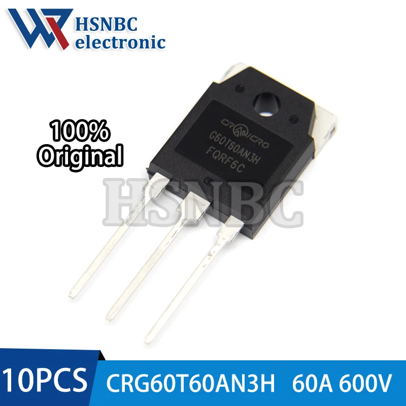 10PCS CRG60T60AN3H G60T60AN3H 60T60 600V 60A O CRG40T60AN3H G40T60AN3H 40T60 600V 40A TO-3P Transistor IGBT 100% Nuevo Original