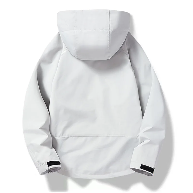 Chaquetas con capucha para hombre, chaqueta deportiva para exteriores, impermeable, transpirable, ropa deportiva para parejas, abrigos de senderismo Unisex, prendas de vestir, ropa para hombre