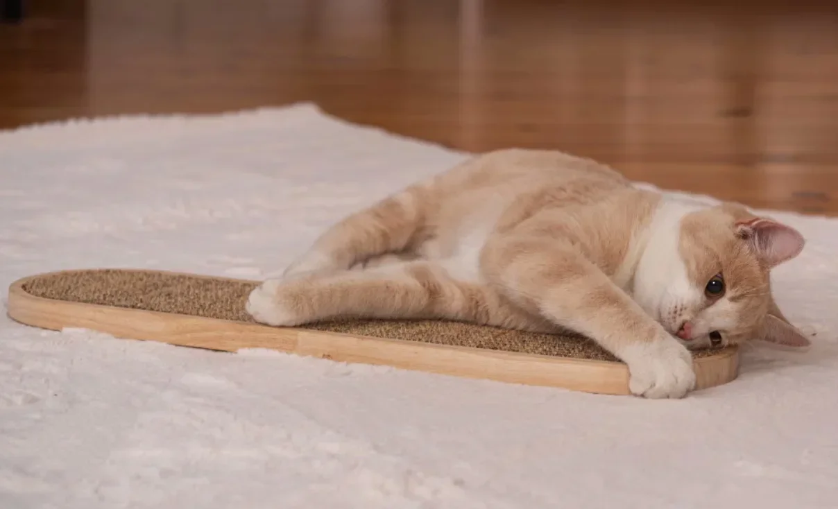Alfombrilla de Sisal para rascar gatos, poste de garra Vertical para colgar en la pared, resistente al desgaste, no astillado, suministros para gatos