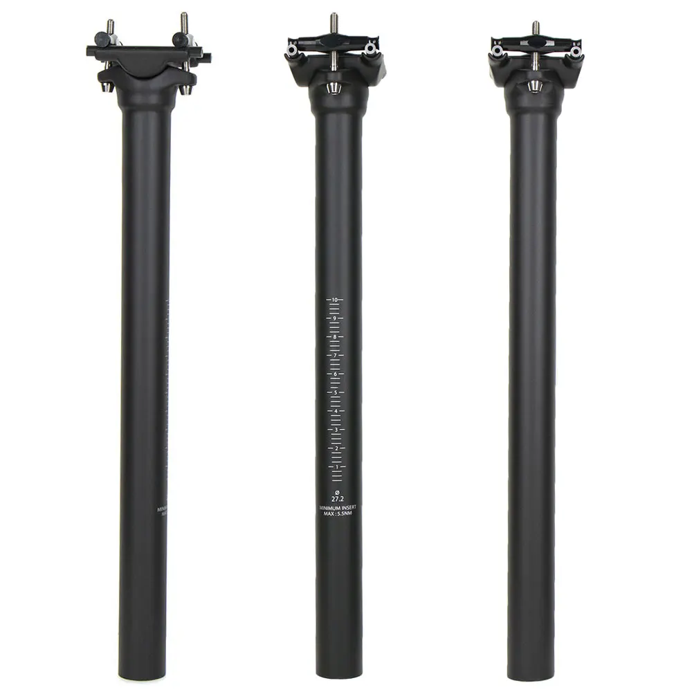 ELITA ONECarbon tija de sillín 27,2/30,9/31,6mm MTB/carretera Biike tija de sillín de fibra de carbono tornillos de titanio luz 130g tubo de asiento