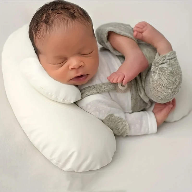 5 unids/set accesorios de fotografía recién nacido almohadas de frijol accesorios de fotografía auxiliares de media luna relleno de cesta de bebé almohada para posar accesorios de fotografía