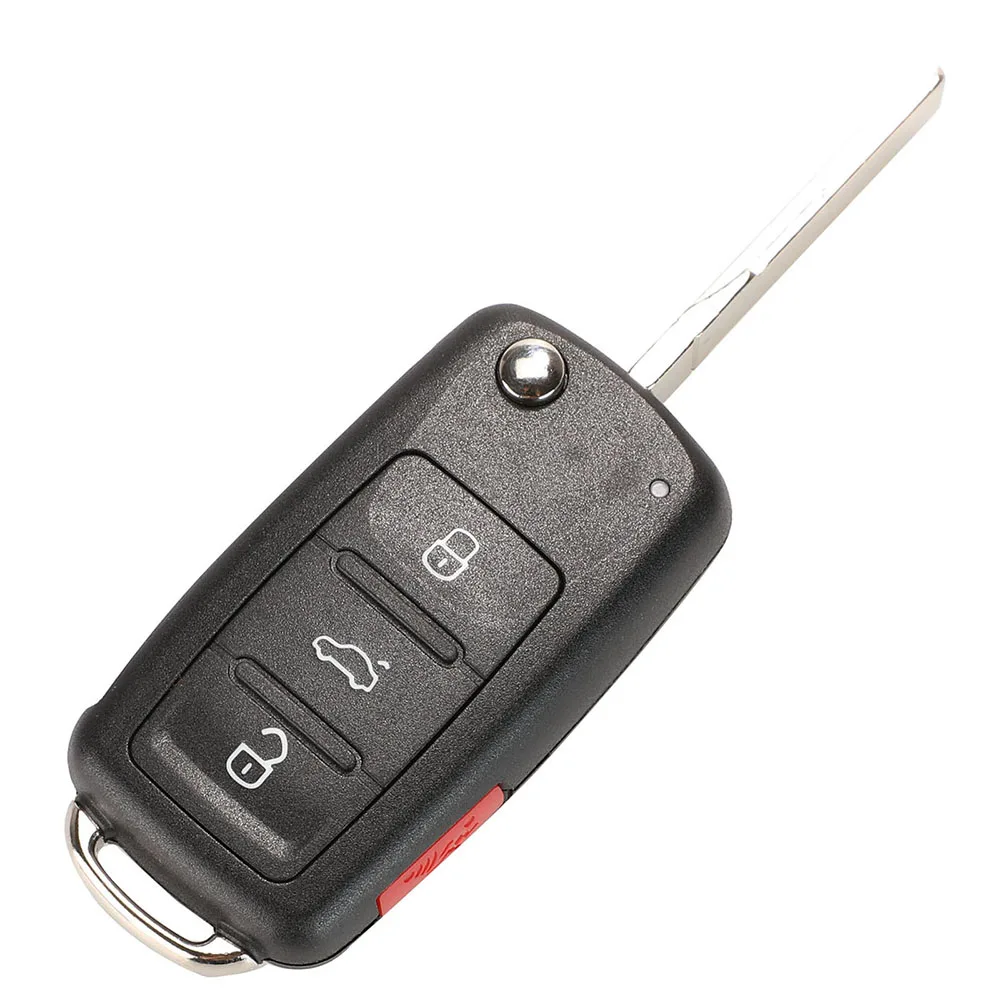 Jinyuqin 20 unids/lote Flip Key Case para el nuevo VW Transporter Polo GOLF 202AD 202H plegable mando a distancia Fob 2/3/4 botones
