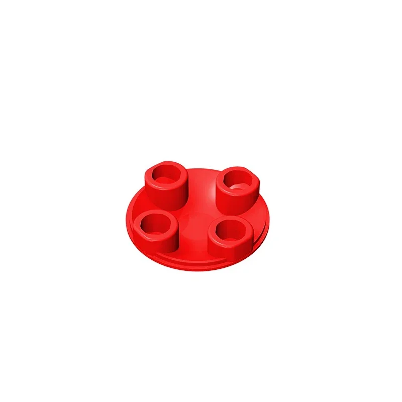 Gobricks GDS-608 zapato deslizante redondo 2X2 compatible con lego 2654 54196 bloques de construcción educativos DIY para niños técnicos