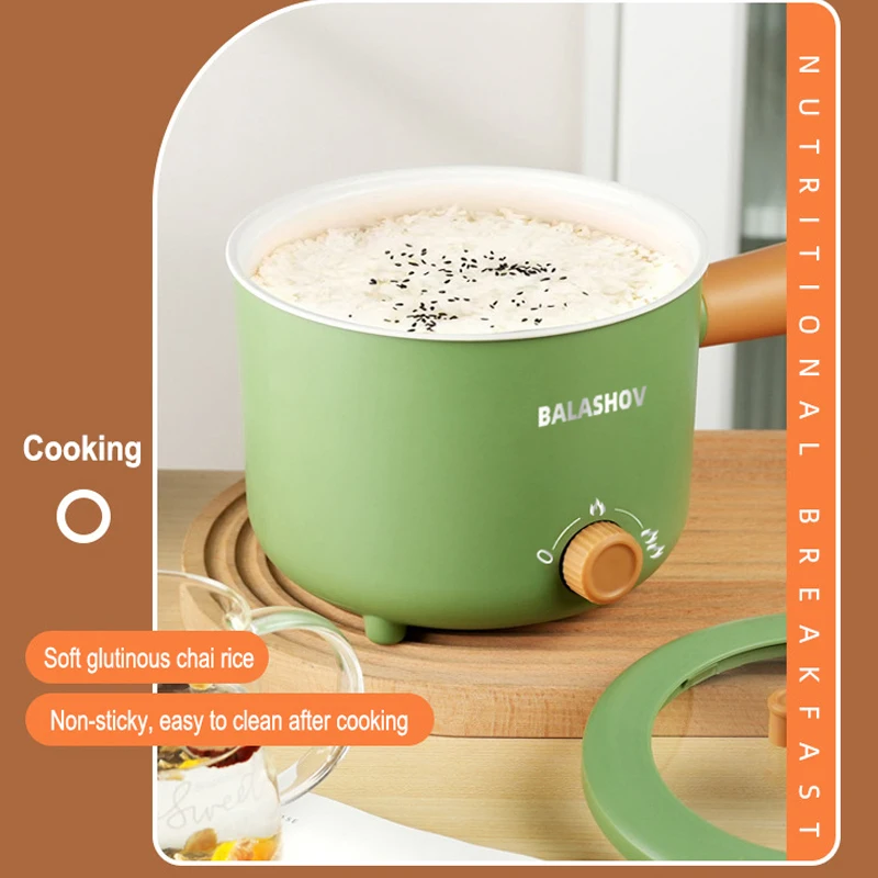 Olla eléctrica múltiple de 220V/110V, sartén antiadherente para el hogar, olla caliente, olla arrocera, electrodomésticos de cocina, olla arrocera eléctrica
