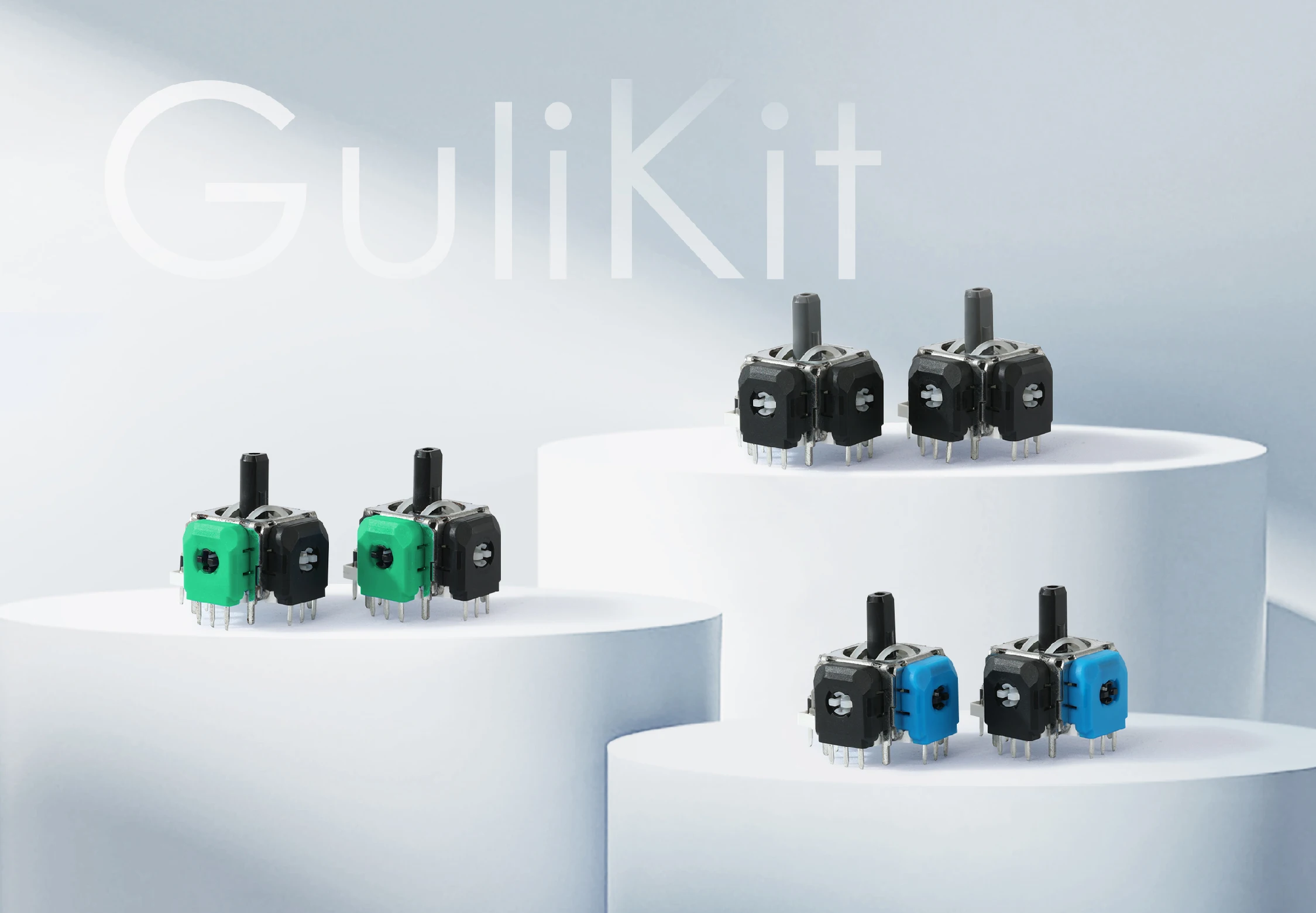 Accesorios para Controladores GuliKit, Reparación de Joystick TMR con Tapa para PS4, PS5/PS5 Edge, Gamepad para Switch Pro, Xbox Series