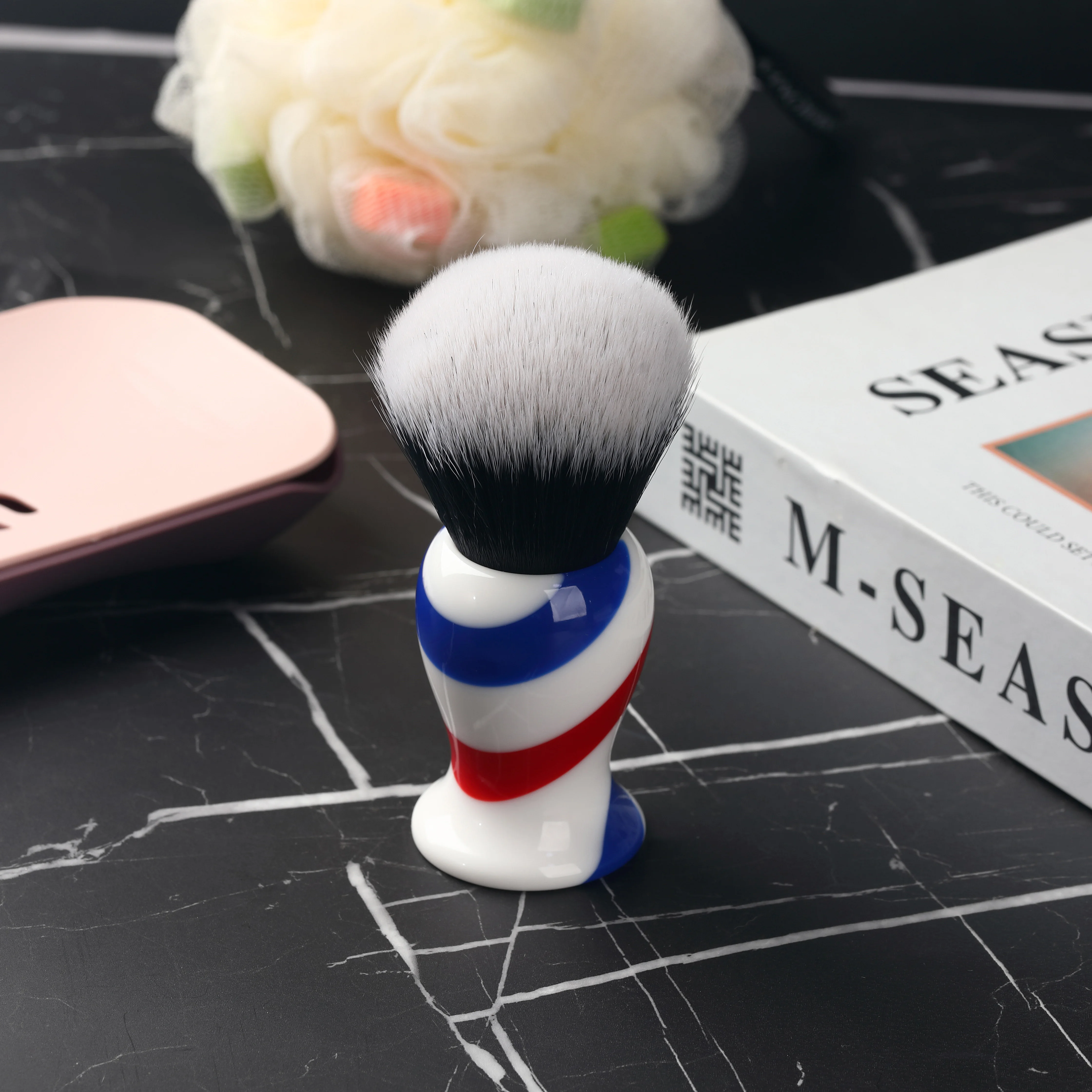 Brochas de afeitar Yaqi Monster Barber Pole Color 30MM