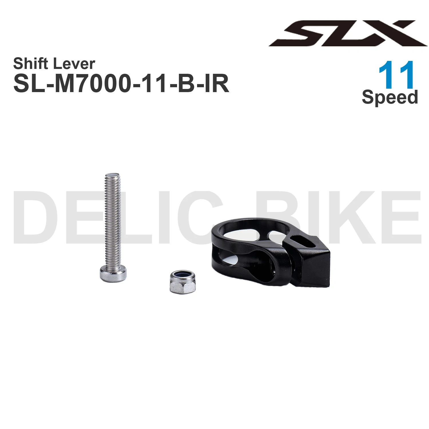 Palanca de Cambios SHIMANO SLX M7000 SL-M7000-11-B-IR RAPIDFIRE PLUS - Palanca de Cambios Derecha - I-SPEC B - 11 Velocidades - Piezas Originales