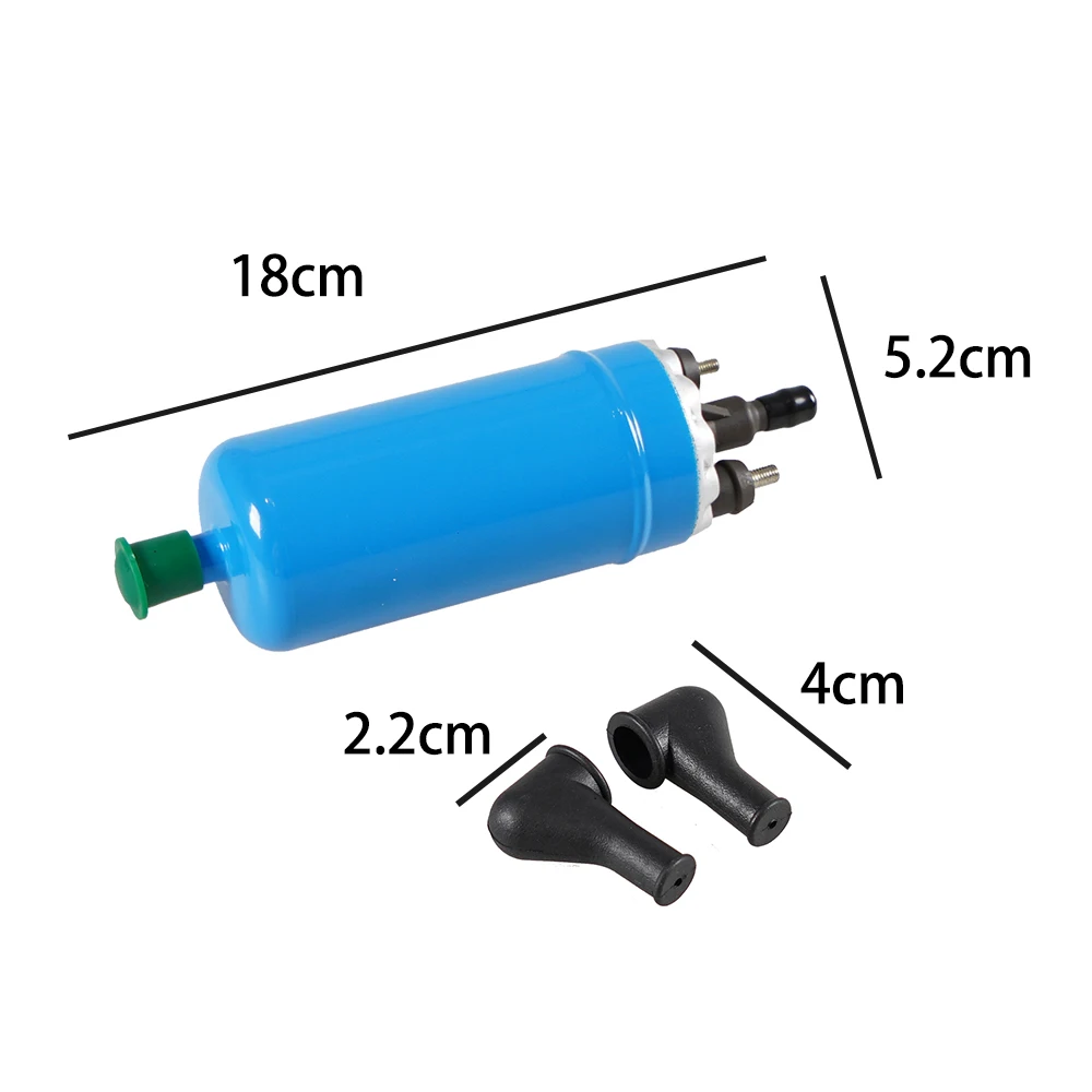 Bomba de Combustible Eléctrica Universal en Línea de Alta Presión 12V y Kit de Instalación para Benz Renault BMW Alfa Peugeot Opel OEM 0580464038