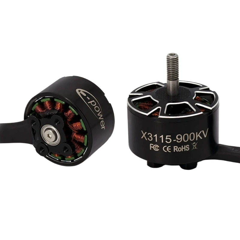 EP RC Motor X3115 3115 900KV FPV Motor sin escobillas 6S Lipo eje de salida de 5mm para RC 9 ~ 10 pulgadas hélice Drones transversales multieje