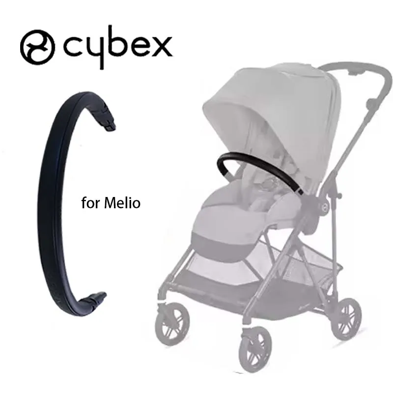 Reposabrazos de cochecito para Cybex Libelle Orfeo Melio Priam Mios Buggy barra de parachoques valla de seguridad pasamanos para niños Flexible plegable