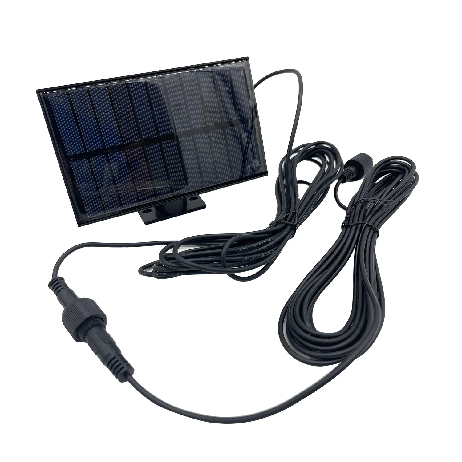 Cable de extensión de 5 metros para foco Solar, Cable impermeable de 2 pines, conector macho a hembra, reflector, Cable Universal de 5 M