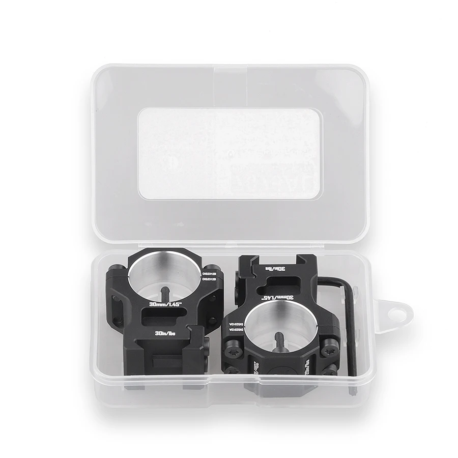 Discovery-anillos de alcance de 30mm para riel Picatinny Cnc 7075, accesorios de caza de aluminio de aviación, anillo de montaje para exteriores