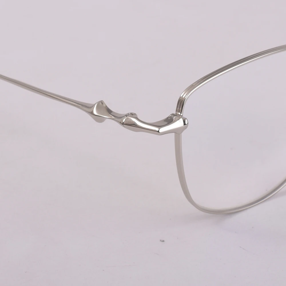 GENTLE ICC Titanium Ultra Light Gafas Montura Mujeres Hombres Anti luz azul piloto Gafas ópticas ACAD