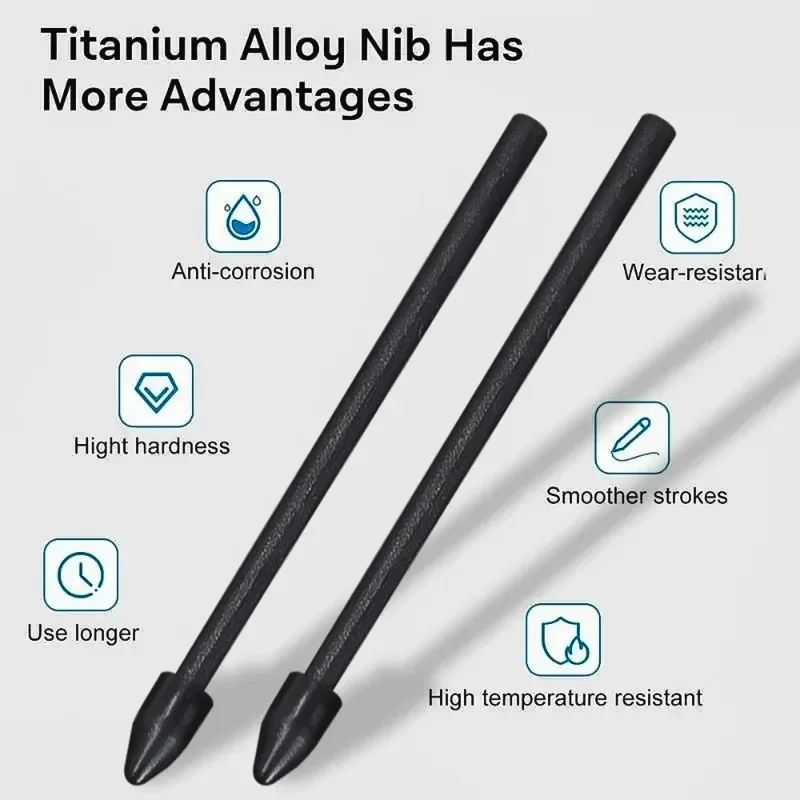 Punta de lápiz de tableta de repuesto para Samsung Galaxy S24 S24Ultra Tab S9 S9U S9FE S lápiz táctil lápiz óptico puntas de repuesto de Metal
