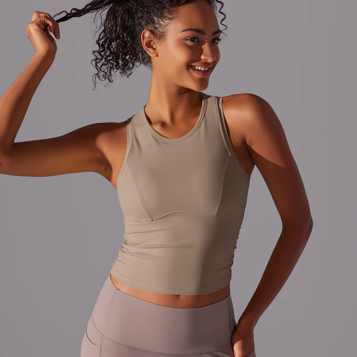 Chaleco de Yoga sin mangas, ropa deportiva ajustada, Sujetador deportivo ajustado elástico, camiseta sin mangas plisada transpirable, ropa deportiva de secado rápido, Top ajustado Sexy