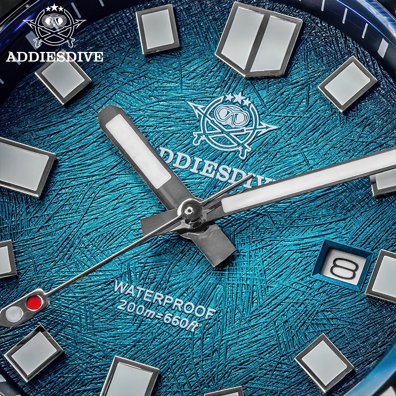 ADDIESDIVE Japan2115 nuevo reloj para hombre con cristal de zafiro BWG9 ultraligero luminoso 200m reloj de pulsera resistente al agua relojes de cuarzo de lujo