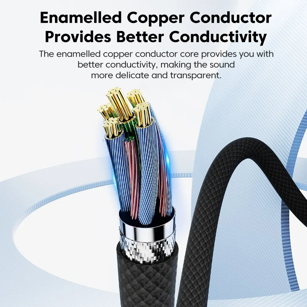 Toocki USB tipo C 3,5 conector adaptador de auriculares USB C a 3,5mm cable de audio AUX para Huawei P30 Xiaomi Mi 10 9 Es