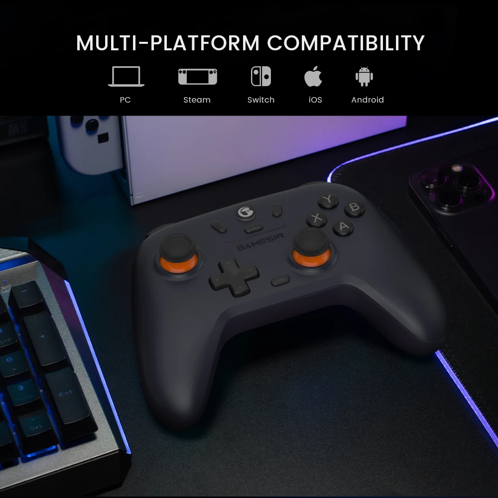 GameSir Nova Lite Switch controlador de juegos efecto Hall Gamepad para Nintendo Switch iPhone Android teléfono móvil