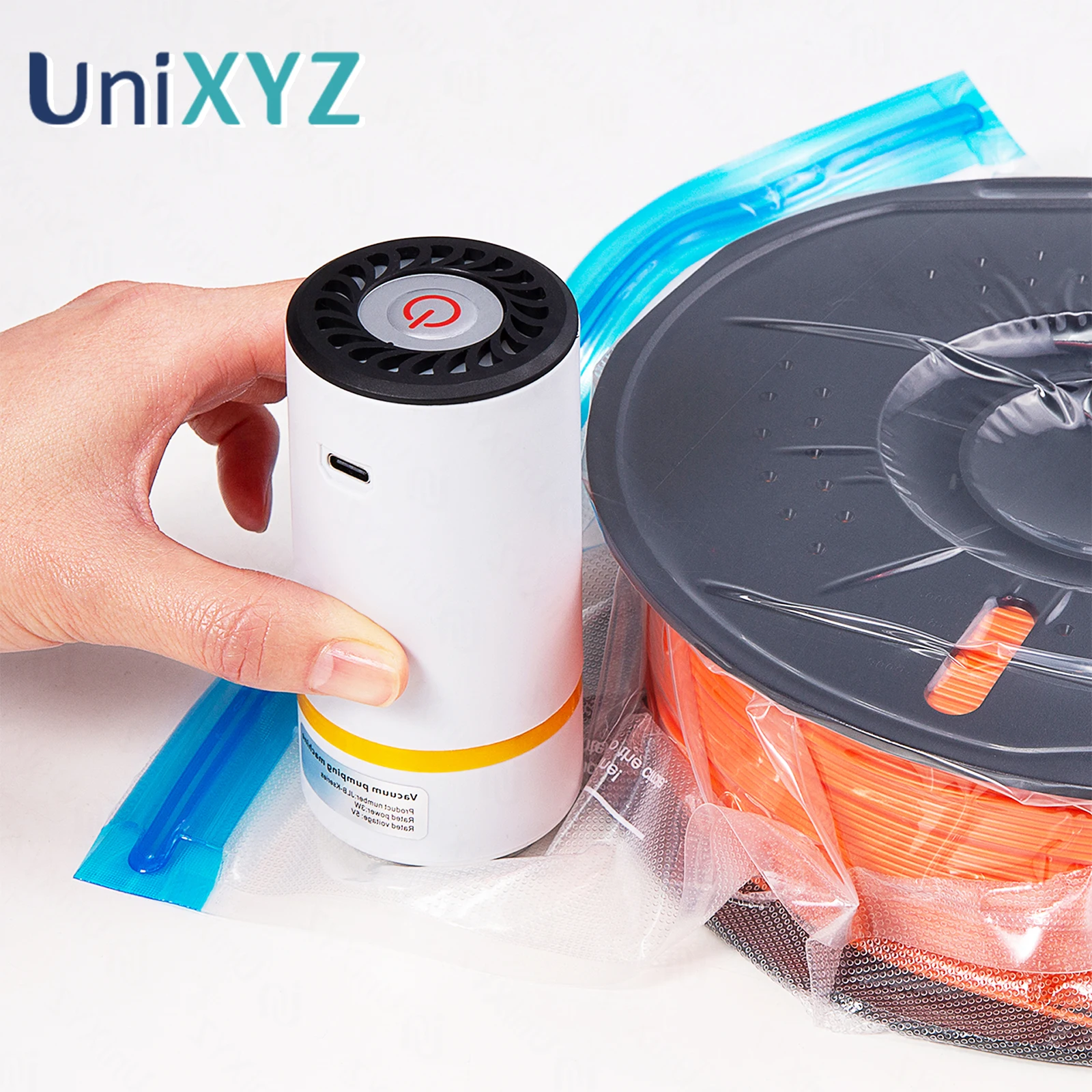 Bolsas de Almacenamiento al Vacío para Filamento de Impresora 3D PLA ABS TPU PETG de 1 kg, Mantienen el Material Seco, Evitan la Humedad, Bolsa Protectora para Filamento