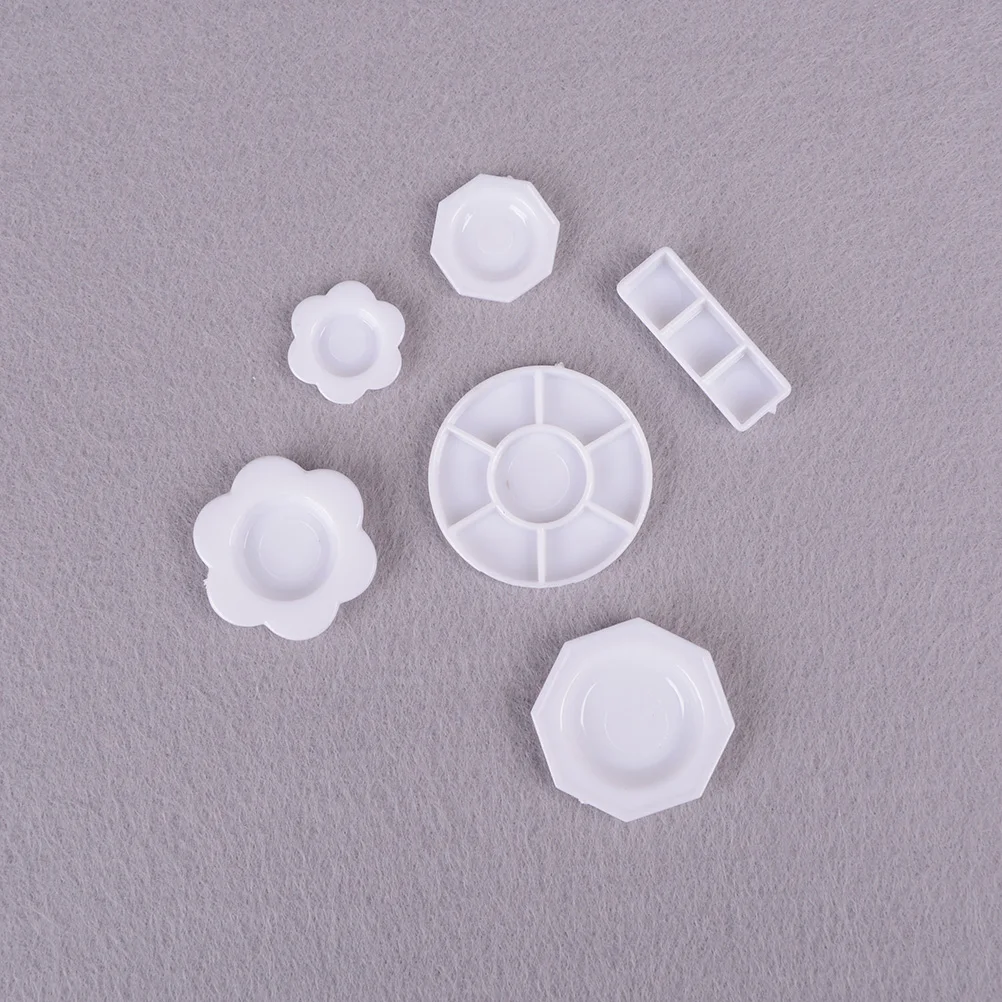Minivajilla de acrílico para cocina, platos y tazas en miniatura, juguetes de decoración para niñas, regalos para niños, accesorios para muñecas, 33 piezas por juego