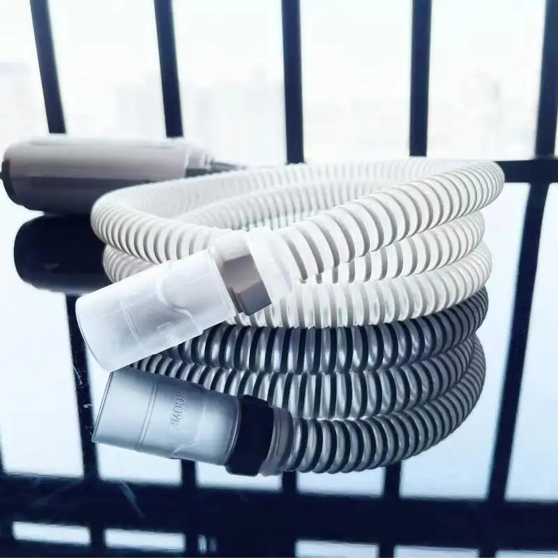 Adaptador de máquina de respiración, conector de manguera para Airmini, accesorios universales para máscaras nasales, adaptador de tubería de ventilador transparente