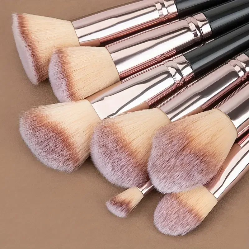 Juego de Brochas de Maquillaje Profesional de 3/20 Piezas, Brochas Suaves y Esponjosas para Sombras de Ojos, Base, Corrector, Difuminador, Colorete, Brocha Kabuki, Herramienta de Belleza para Mujer