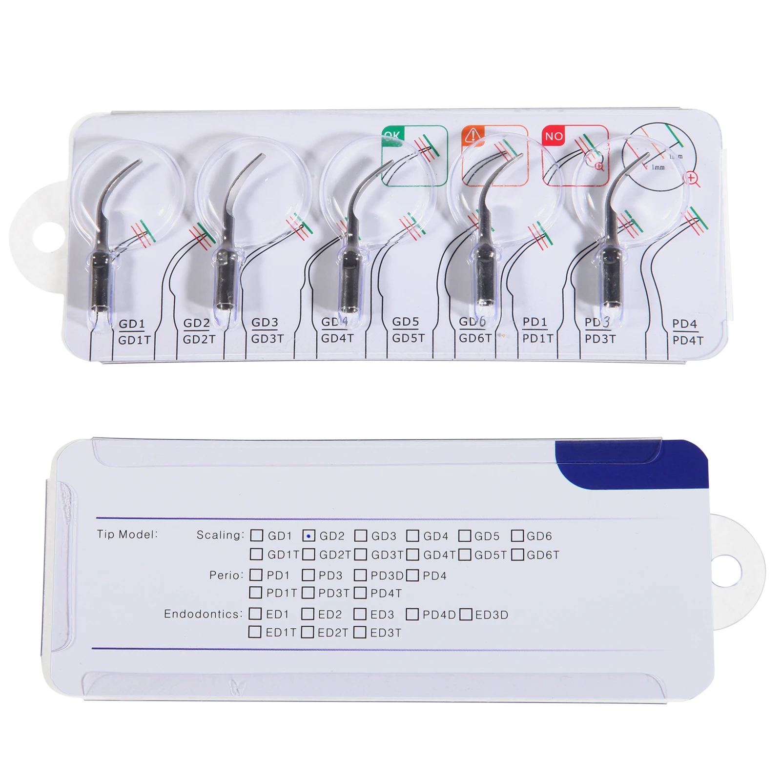20 Uds. Puntas Endo de escalado ultrasónico Dental multifunción compatibles con pieza de mano DTE SATELEC