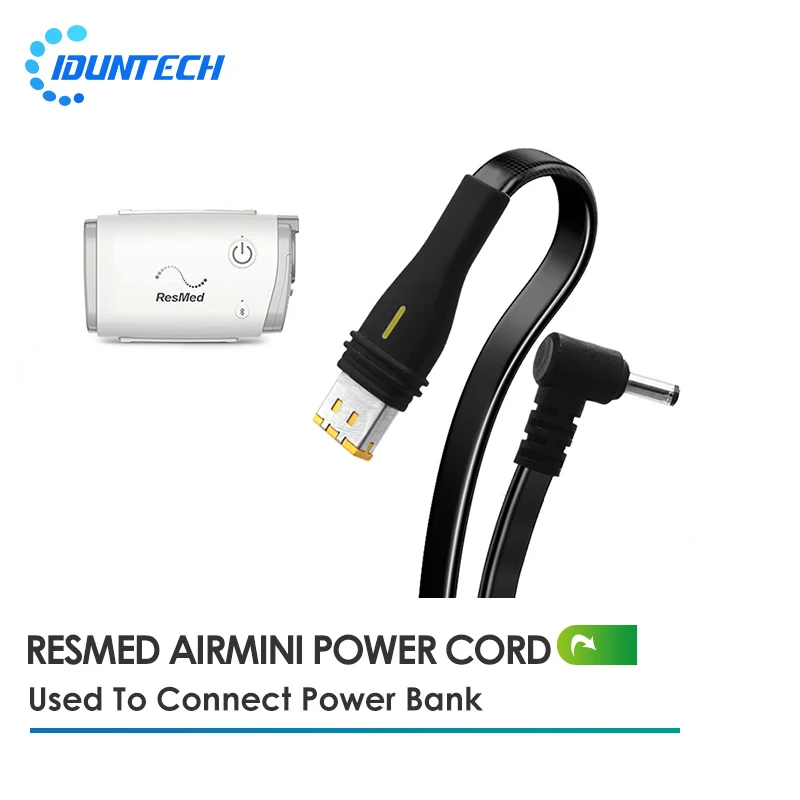 ResMed-Cable de alimentación de 5,5X2,1mm a DC5521 para tren de viaje, máquina de CPAP Mini, 24V DC