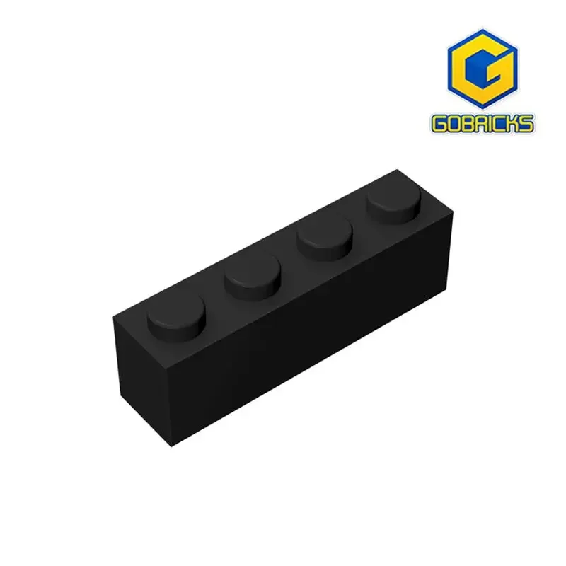 Gobricks GDS-534 Ladrillo 1 x 4 sin Tubos Inferiores compatible con lego 3010 3066 piezas de bricolaje infantil