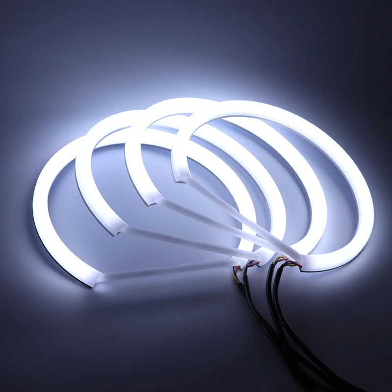 Faro LED blanco Halo Angel Demon Eyes Kit Angel Eyes luz para BMW Serie 3 E46 sedan touring wagon coupe compact 1998-2005