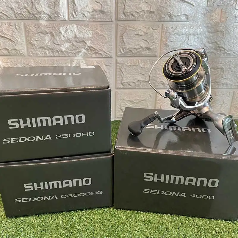 2023 carretes de pesca giratorios SHIMANO SEDONA 5,0:1/6,2:1/4,7:1 relación 3 + 1BB HAGANE GEAR 3-11KG potencia 1000-C5000XG