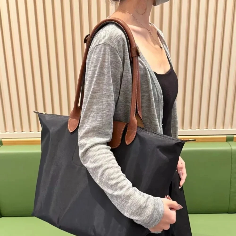 Bolso de Hombro de Gran Capacidad para Mujer Estilo Y2K, Plegable, Vintage, Casual, para Trabajo, Viajes y Uso Diario