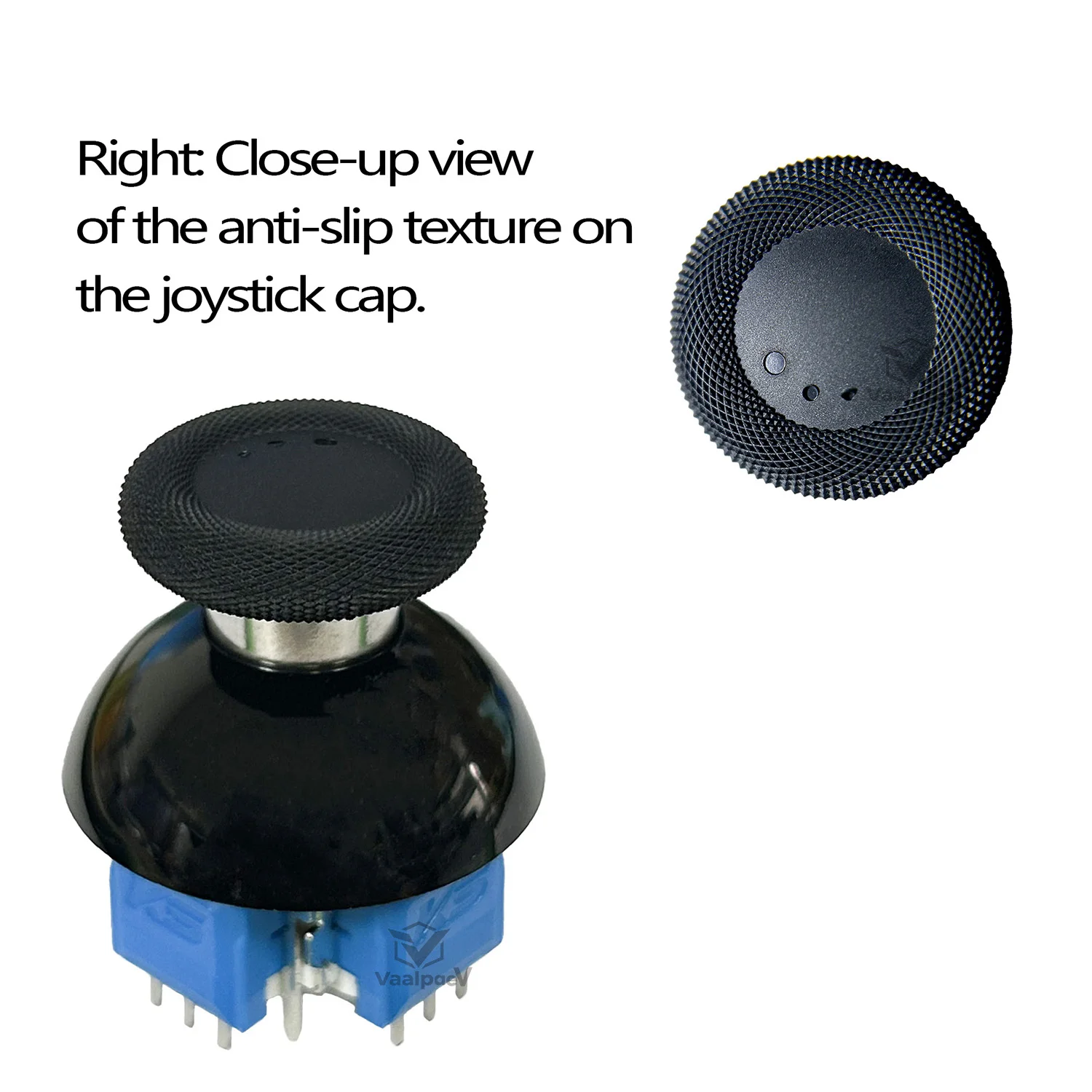 Para PS5 PS4 K-SILVER JT13-005 320 Joystick Magnético TMR con Tensión Ajustable 30-80gf Módulo de Reparación de Palanca Antideriva
