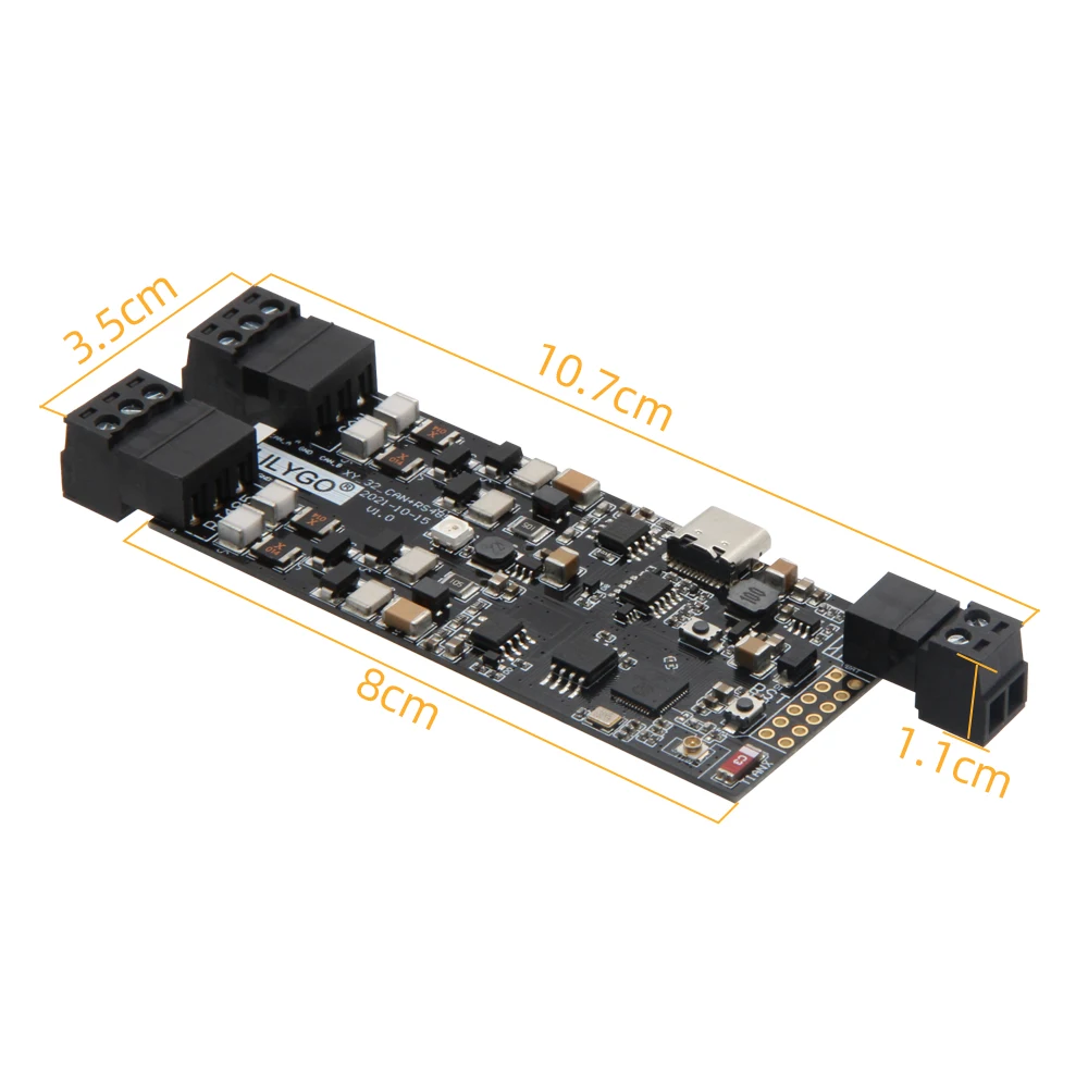 LILYGO® Módulo de Control Industrial T-CAN485 ESP32, tarjeta TF, WIFI, Bluetooth, placa de desarrollo IOT inalámbrica, WS2812 RGB