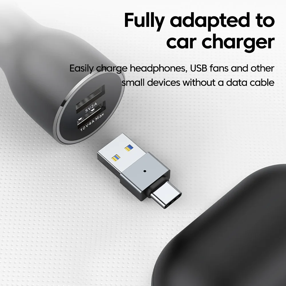 Adaptador USB3.0 a Tipo C Macho, Carga Rápida, Adaptador USBA Macho a USB C, Transferencia de Datos para iPhone 15 16 Samsung, Adaptador USB Tipo C