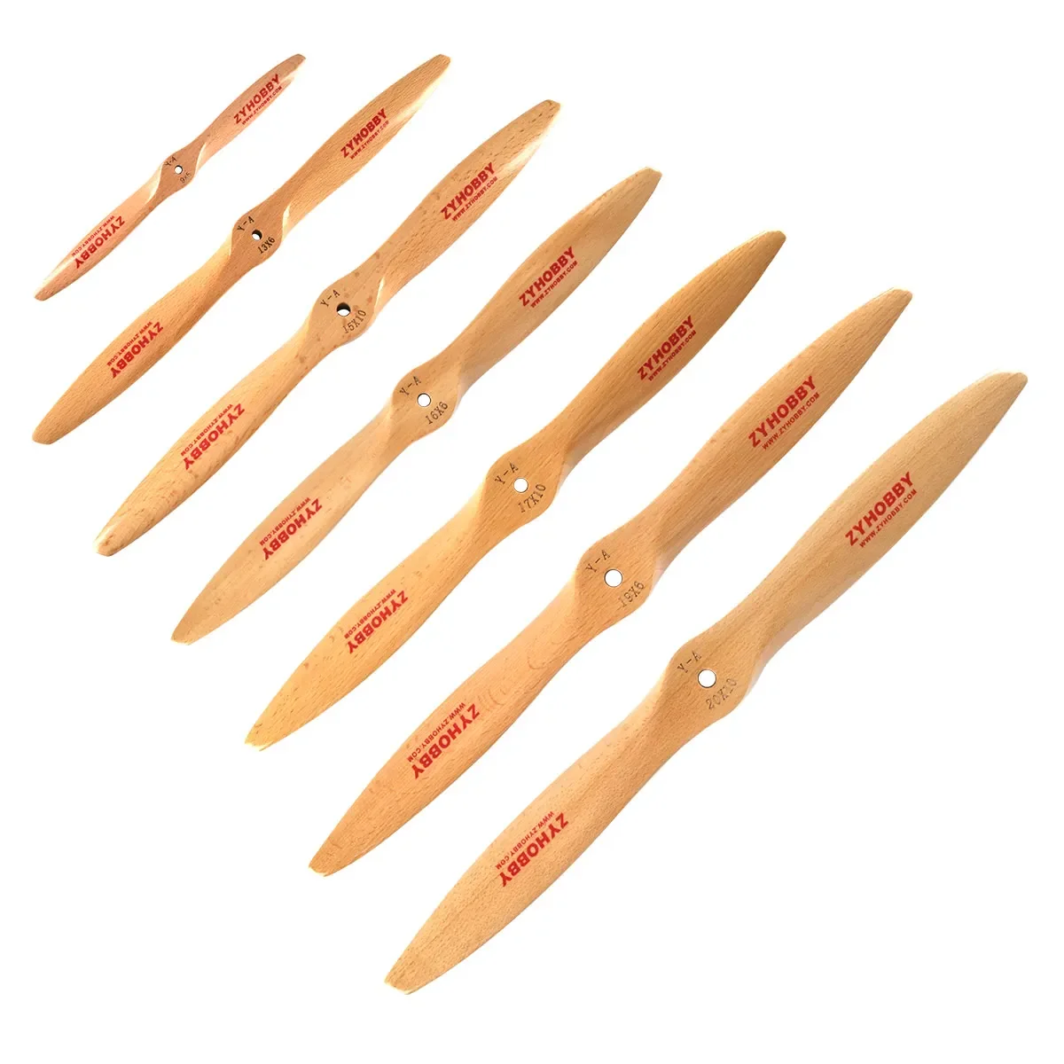 1 Pieza Hélice de Madera CW para Avión RC a Gasolina 12x8 13x6 14x6 14x10 15x8 16x6 16X8 16x10 18x8 18x10 19x8 19x10 20x8