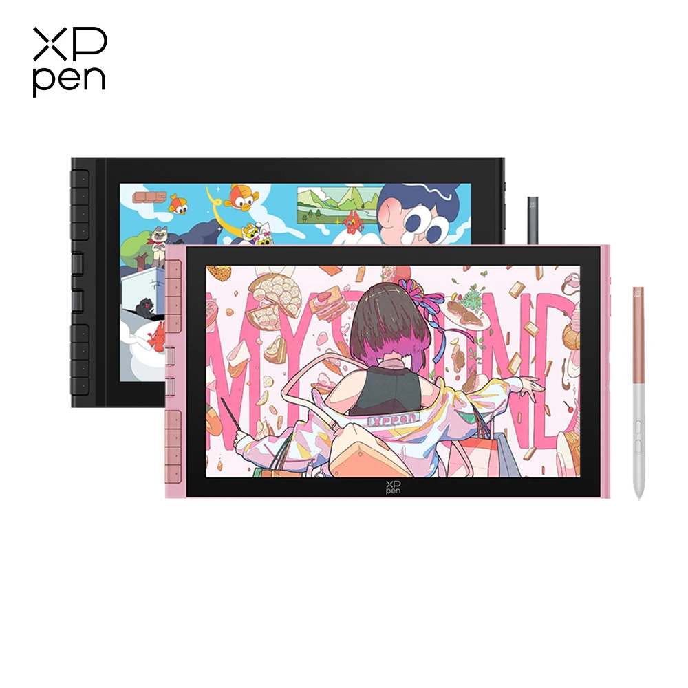 Monitor Gráfico XPPen Artist 12 de 11.9 Pulgadas, Tercera Generación, con Lápiz Inteligente X4, 2 Dialles, 8 Teclas, Soporte Plegable para Dibujo, Diseño, Regalos para Niños