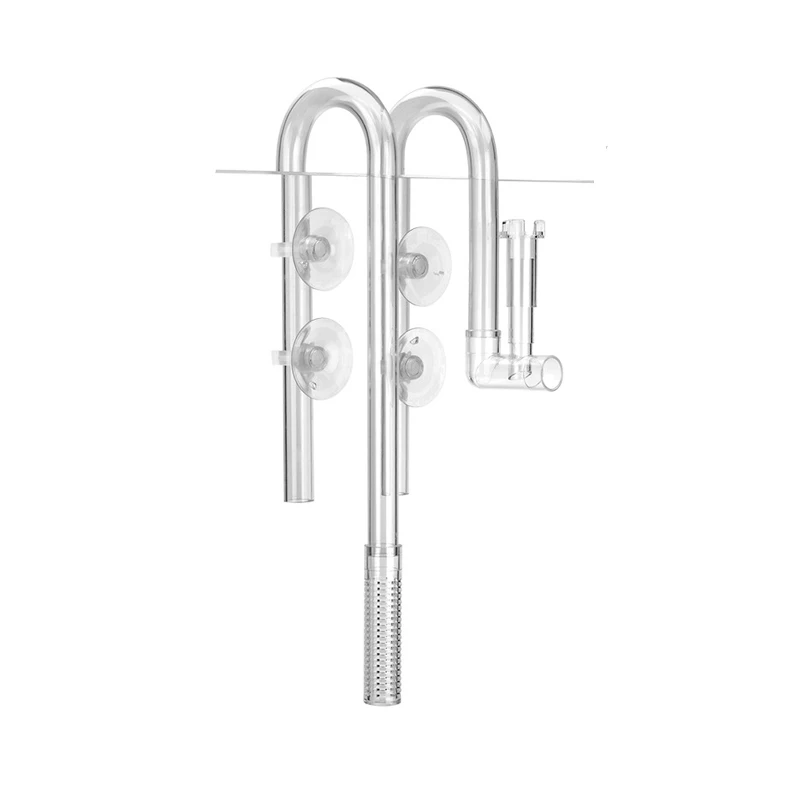 AQUAPRO Inflow Outflow entrada salida Skimmer plástico pecera accesorios planta tubo acuario agua Filtro pecera Set Akvarium