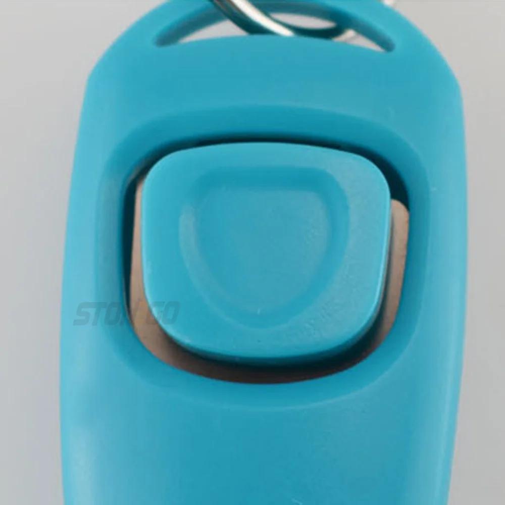 Clicker y silbato multifunción 2 en 1 para mascotas, entrenador de perros con llavero, entrenador de cachorros, flauta y Clicker para perros, suministros para mascotas