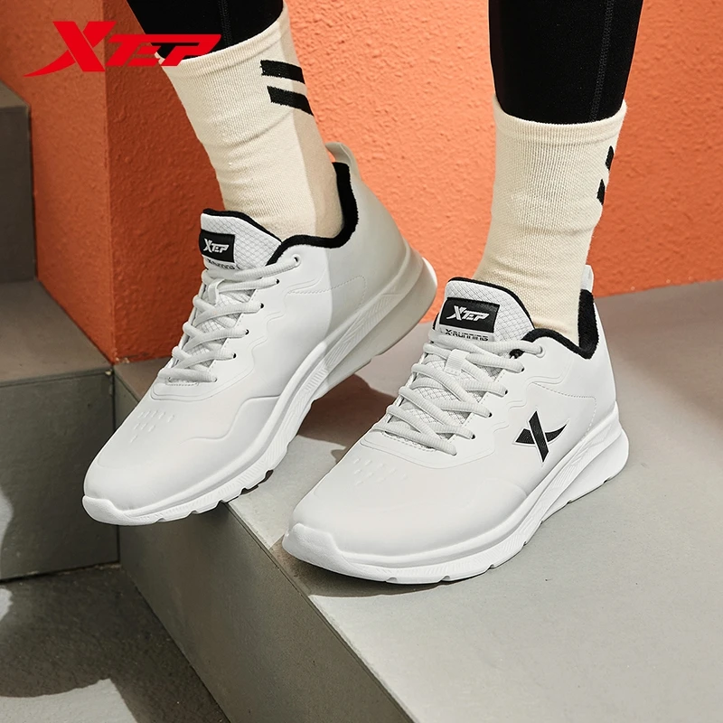 Xtep 9839 dos zapatos de algodón versión para hombres zapatos deportivos suaves de invierno zapatillas cómodas de estabilidad 876419370045