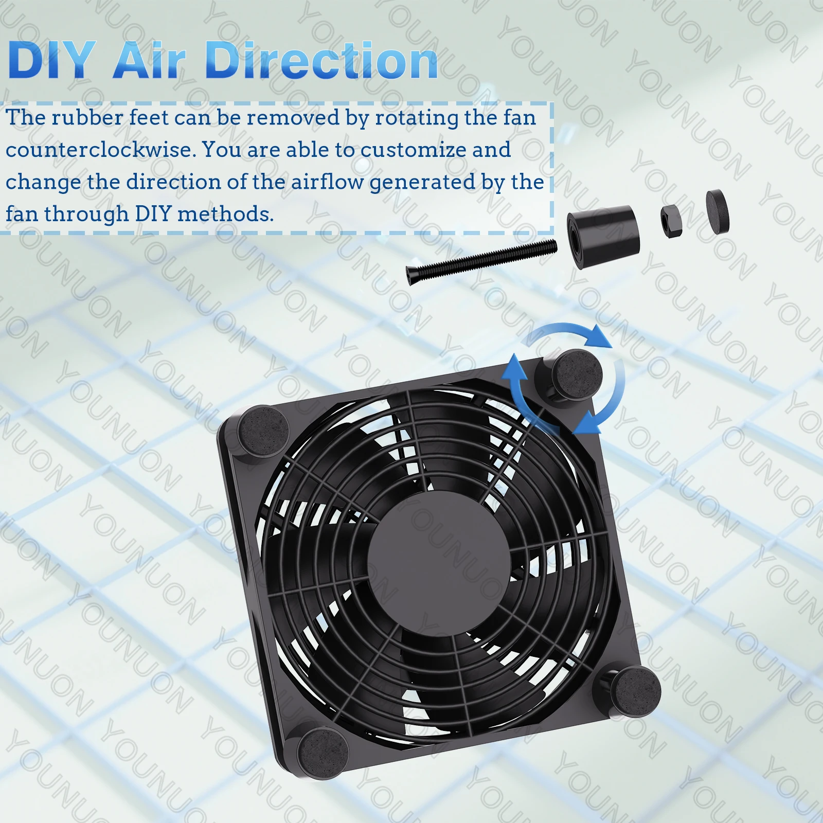 Ventilador enrutador USB de 5V, 80mm, 92mm, 120mm, 140mm, bricolaje, TV Box, bola/enfriador de manga y red protectora, ventilador de refrigeración de escritorio