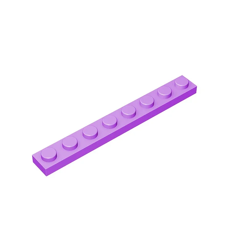 Placa Gobricks GDS-506 1x8 compatible con lego 3460 piezas de bloques de construcción DIY para niños Placa de partículas DIY