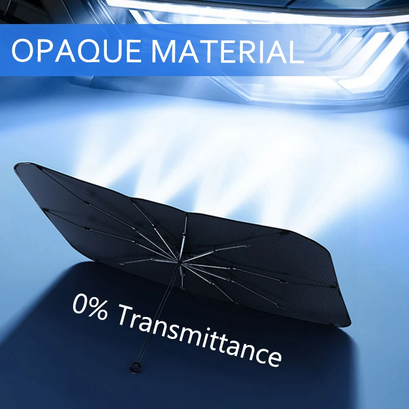 Parasol plegable para parabrisas de coche, sombrilla para protección solar, accesorios para Tesla