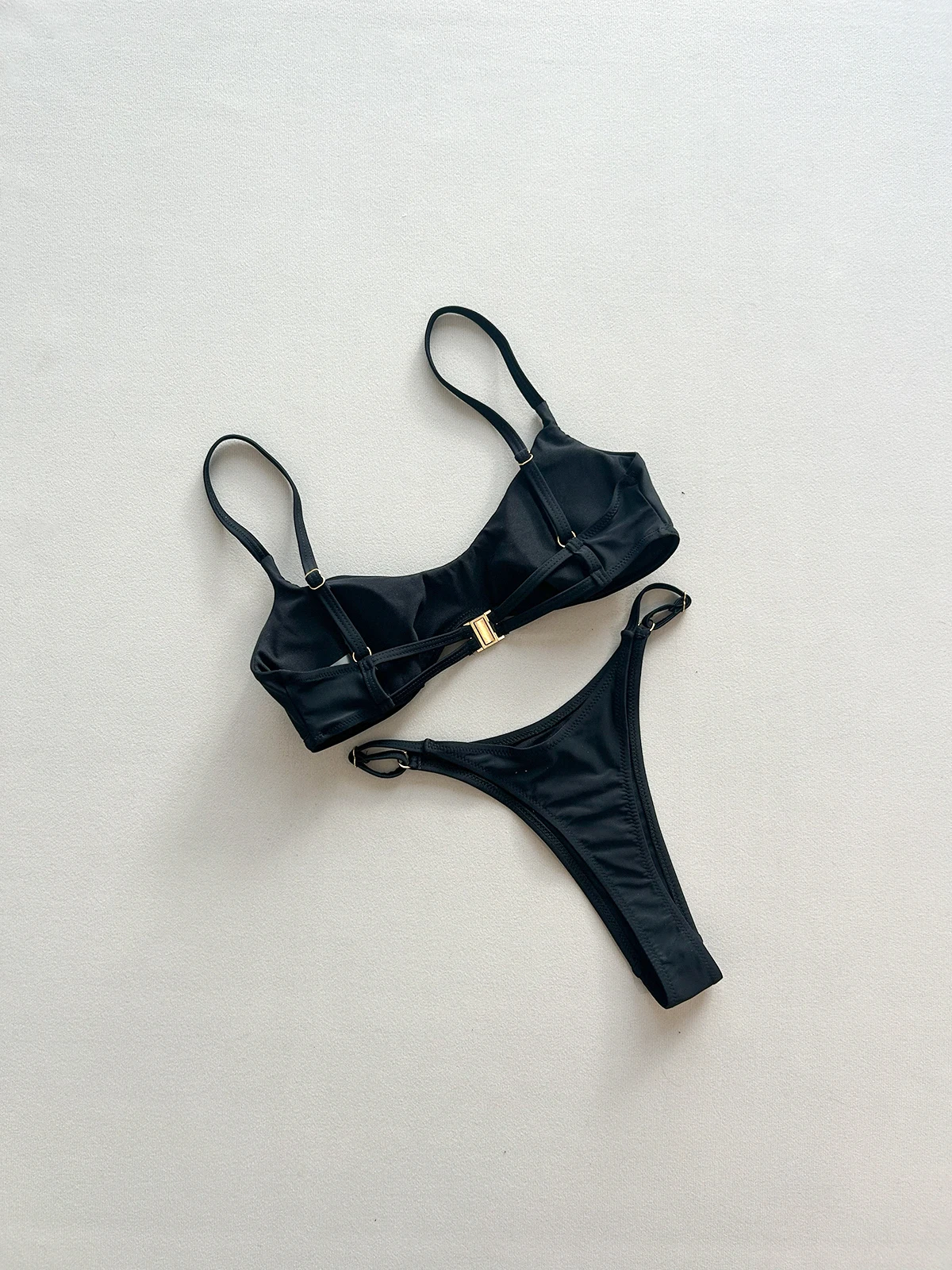 Bikinis Push Up 2025, traje de baño Sexy para mujer, traje de baño para mujer, conjunto de Bikini de corte alto con Tanga, traje de baño, ropa de playa